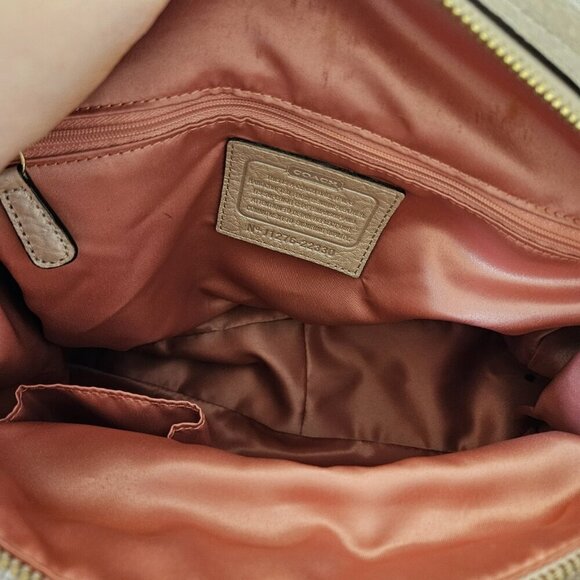 Coach NWT 23745 Madison Pinnacle Zig-Zag Perforated Carrie  Coach Pinnacle Madison Lilly 22330 Italian Pebbled Leather Anniversary Bag
